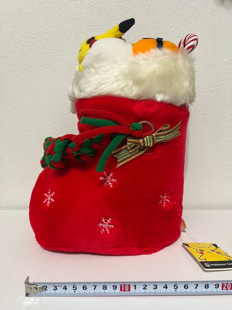 ポケモン クリスマスBIGブーツピカチュウサンタ　タグ付き