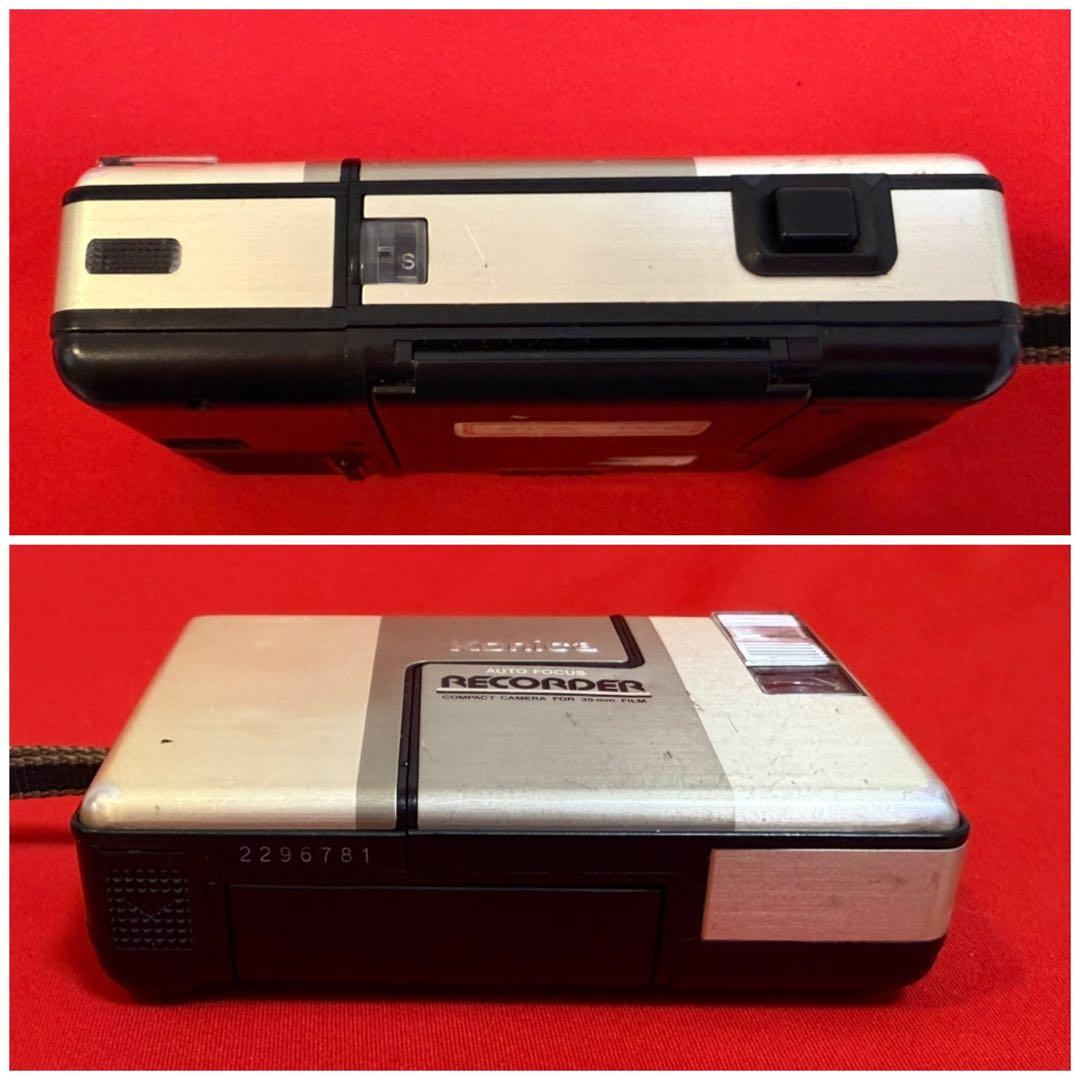 w*4様 ジャンク品扱 ★☆ KONICA コニカ RECORDER フィルムカ