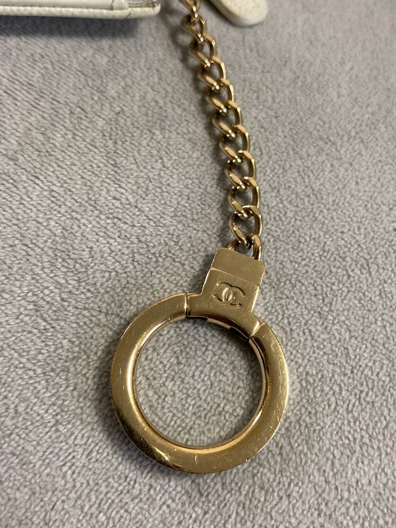 CHANEL シャネル　キャビア ケース キーリング　31番台