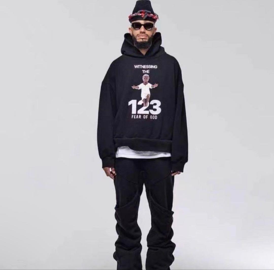 RRR-123 X FEAR OF GOD パーカー　希少　海外買い付け