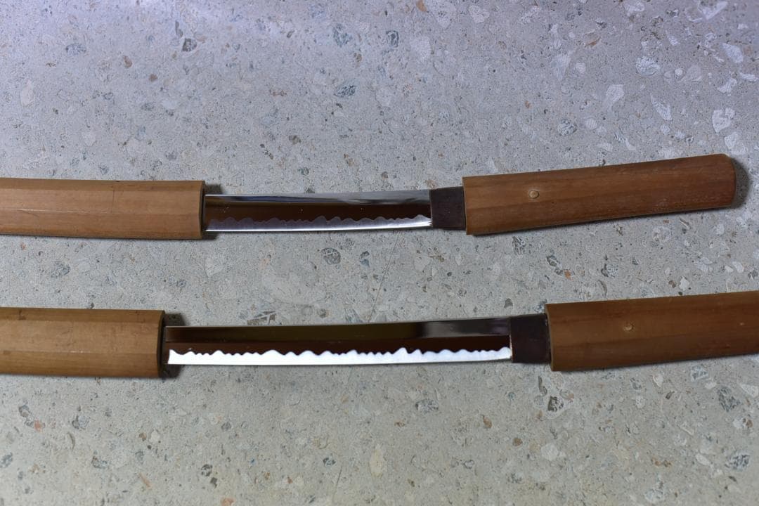 SHELLY　白鞘模造刀二振り　ドス　刀　武闘家　侍　日本刀