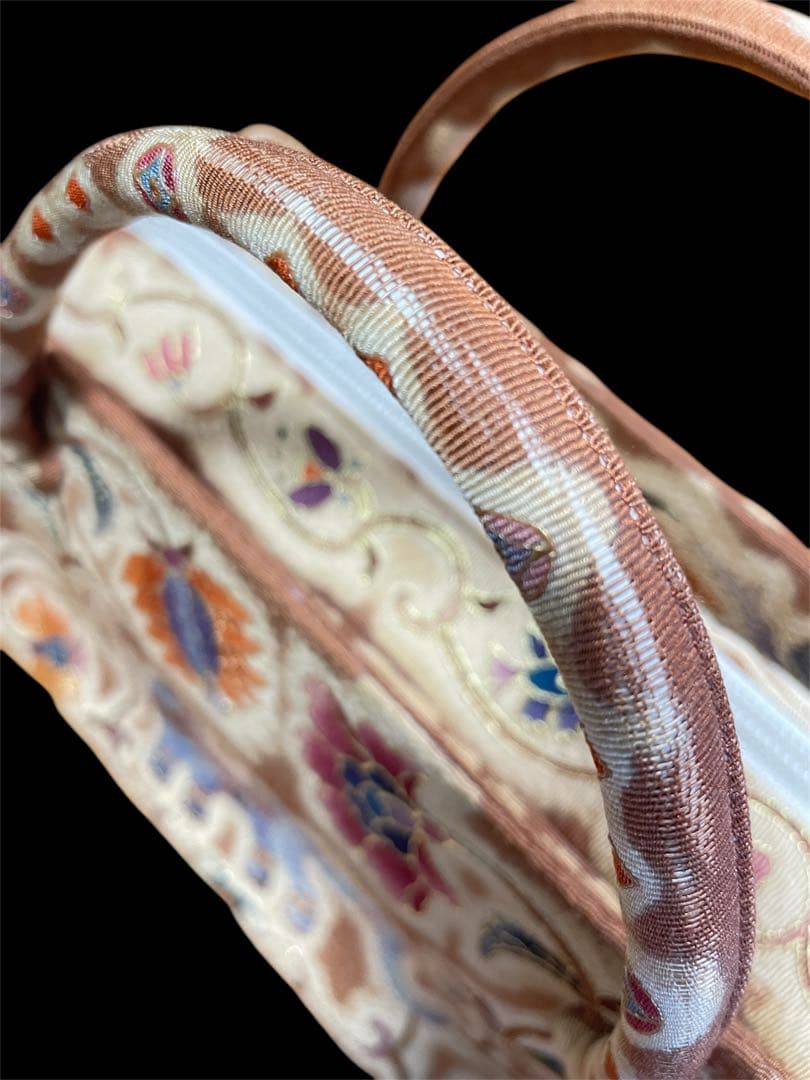 サ*バ様 □岡重　京都OKAJIMA 利休バッグ　正絹　和装　友禅　お茶席