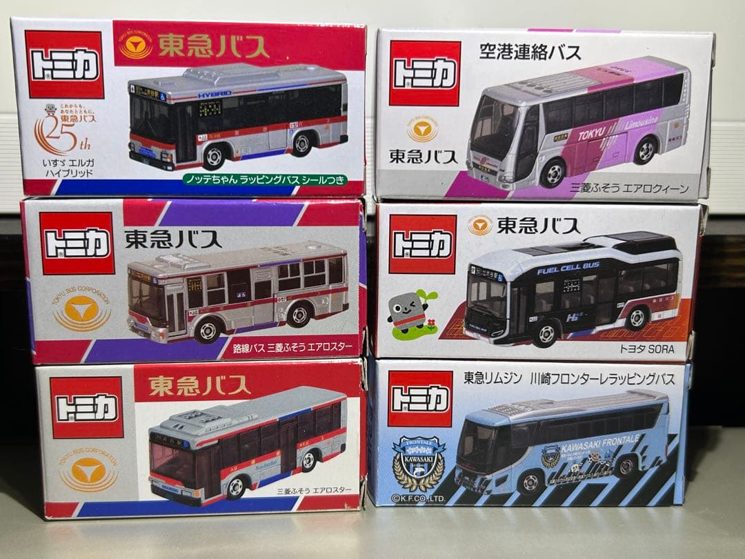 トミカ　東急バス　６台セット