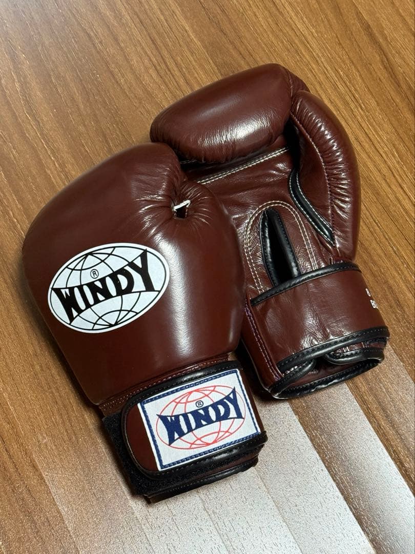 Windy ボクシンググローブ 8oz 8オンス 茶色 ブラウン マルーン