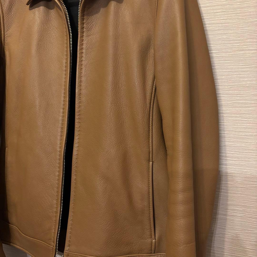 junhashimoto ZIP LEATHER SHIRTS ディアスキン