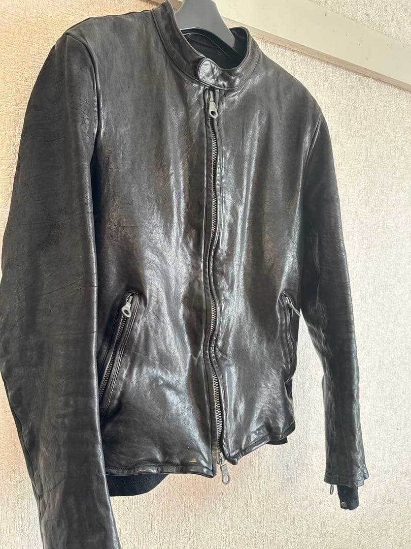 バックラッシュ イタリアンショルダー シングルライダースジャケット L 美品