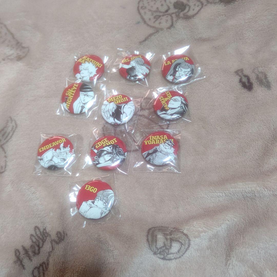 ヒロアカ　オールスター缶バッチ