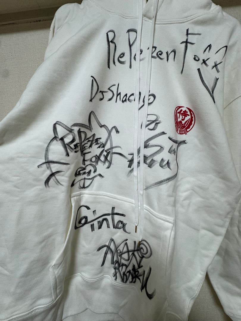 RePezen Foxx レペゼンフォックス サイン入りパーカー