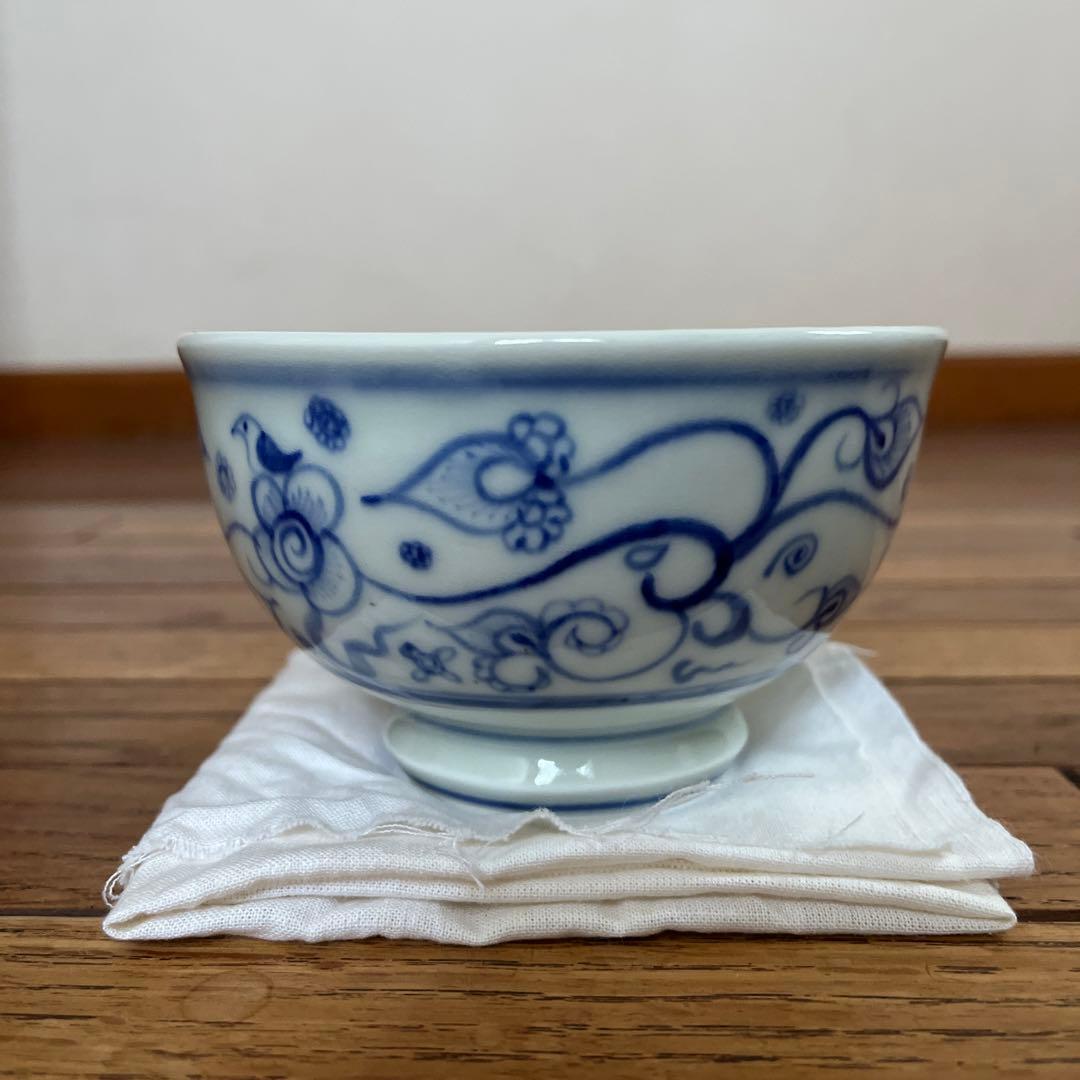 寒川義崇　安南茶碗  紀州焼