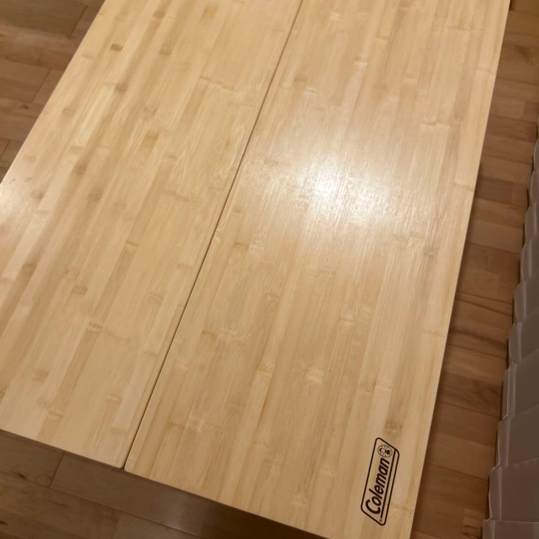 【美品】 コールマン バンブーラウンジテーブル/100 マスターシリーズ