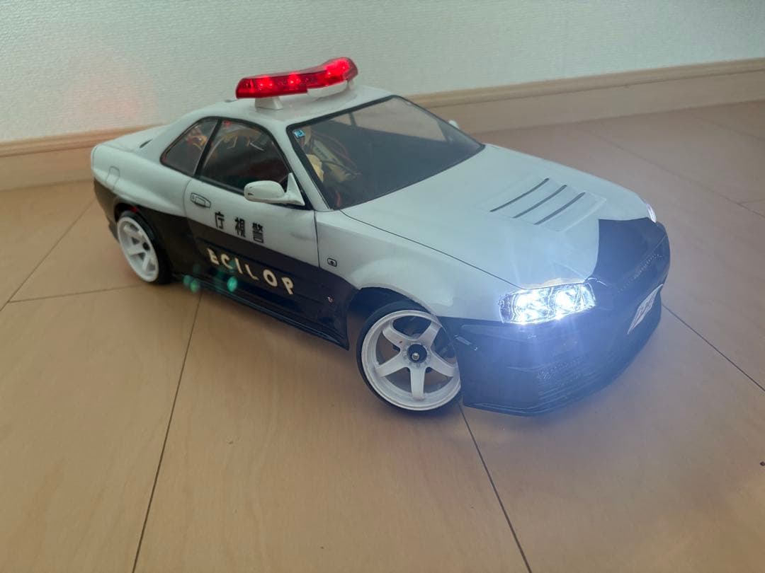 ⭐️ラジドリフルセット　ラジドリ引退品　タミヤ34GTRパトカー