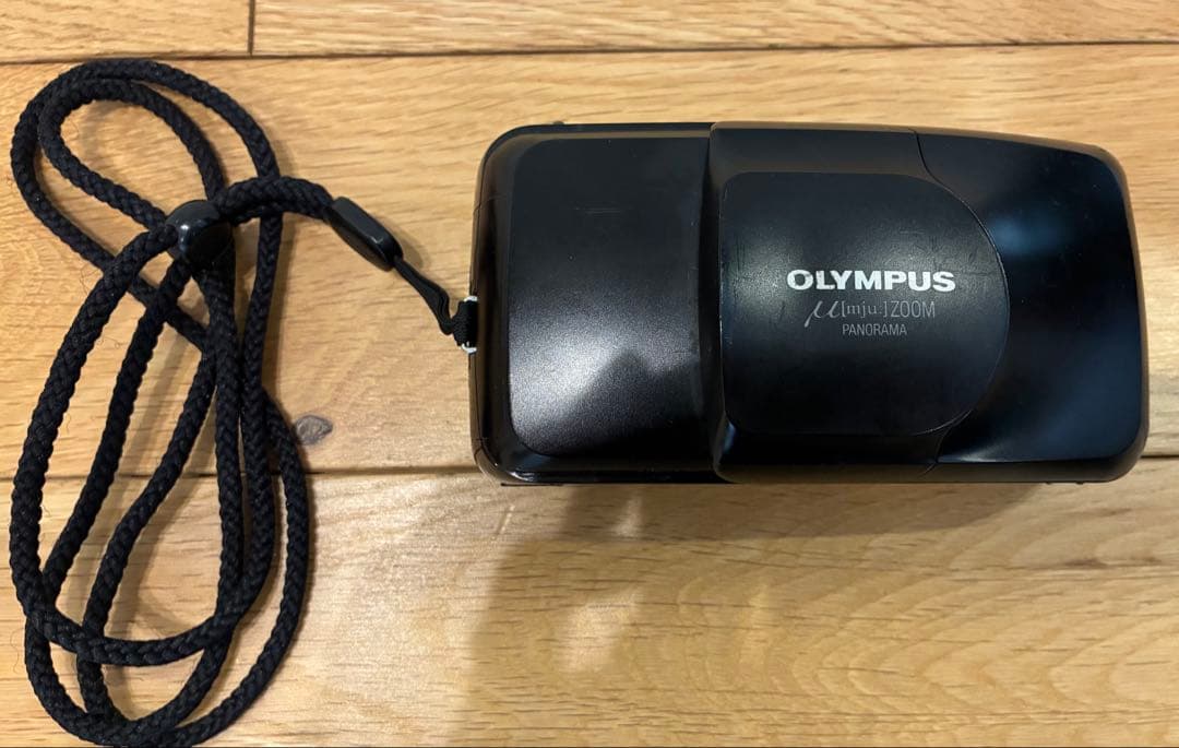 OLYMPUS μ ZOOM 120 コンパクトフィルムカメラ　パノラマ　黒