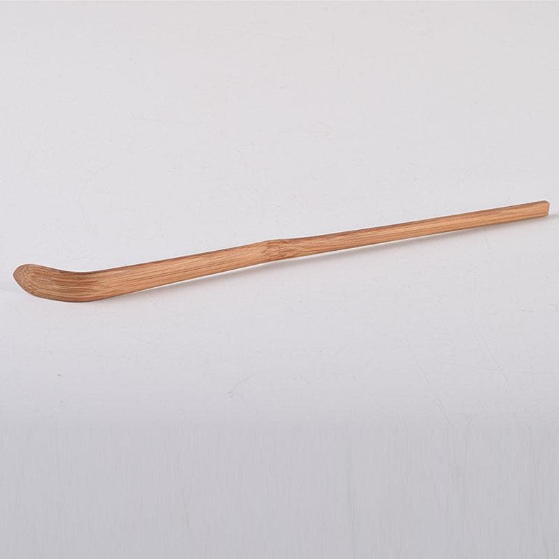 茶道具　指物師　稲垣信斎作　茶杓　銘「清友」　共箱　V　8640