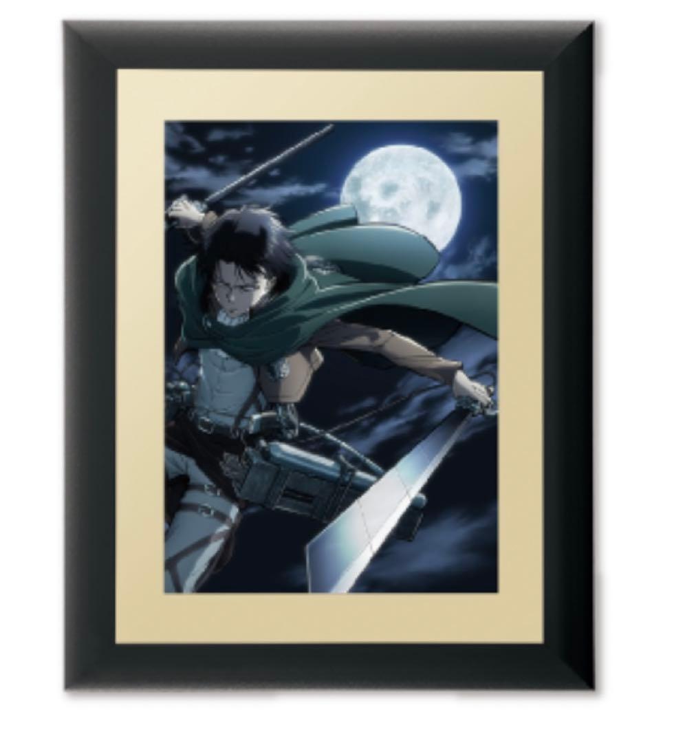 セブンイレブン 額入りアート リヴァイ 進撃の巨人