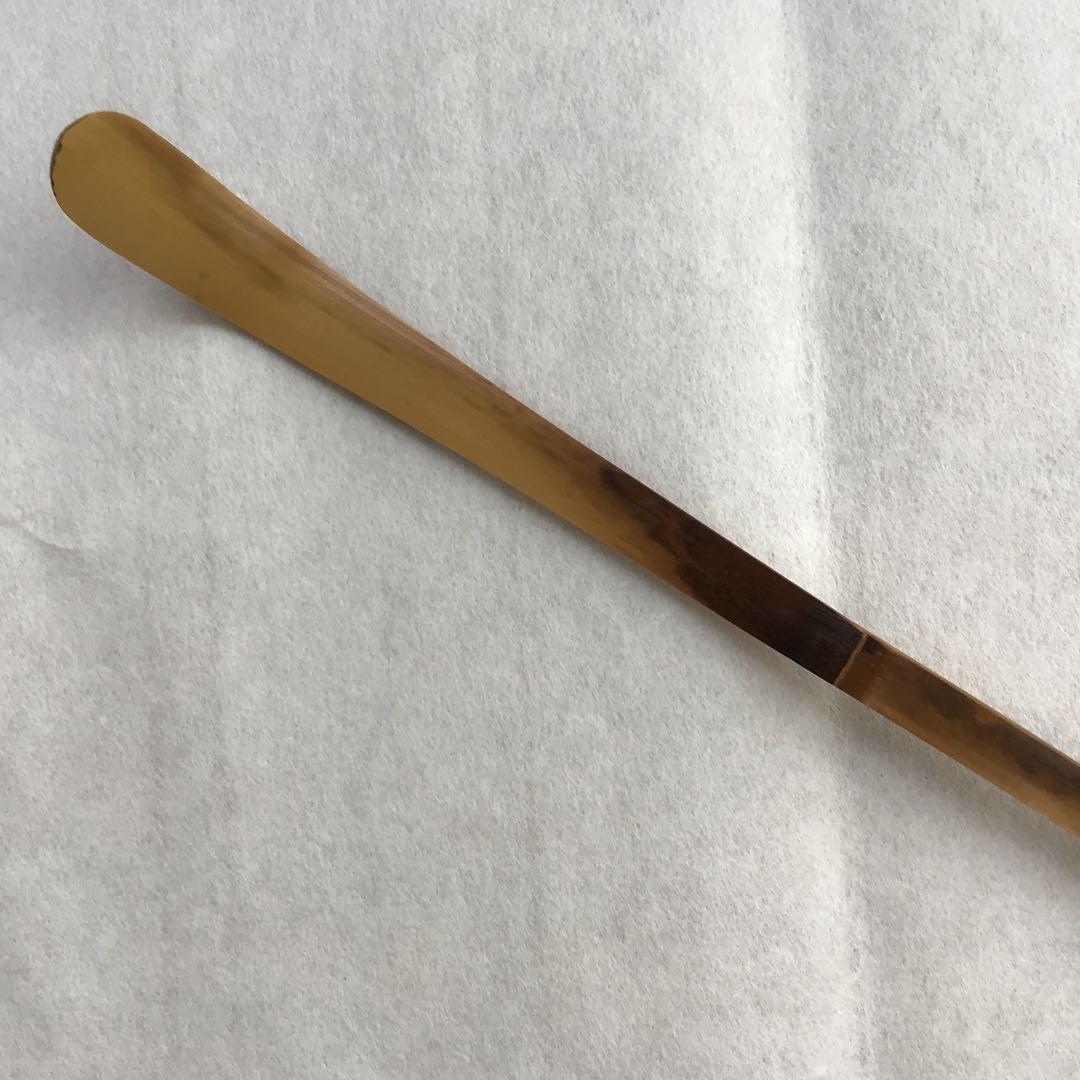 茶道具　茶杓　銘:遠山　影林宗篤作　西垣宗興書付き　竹箱　共箱　紙箱　S90CS