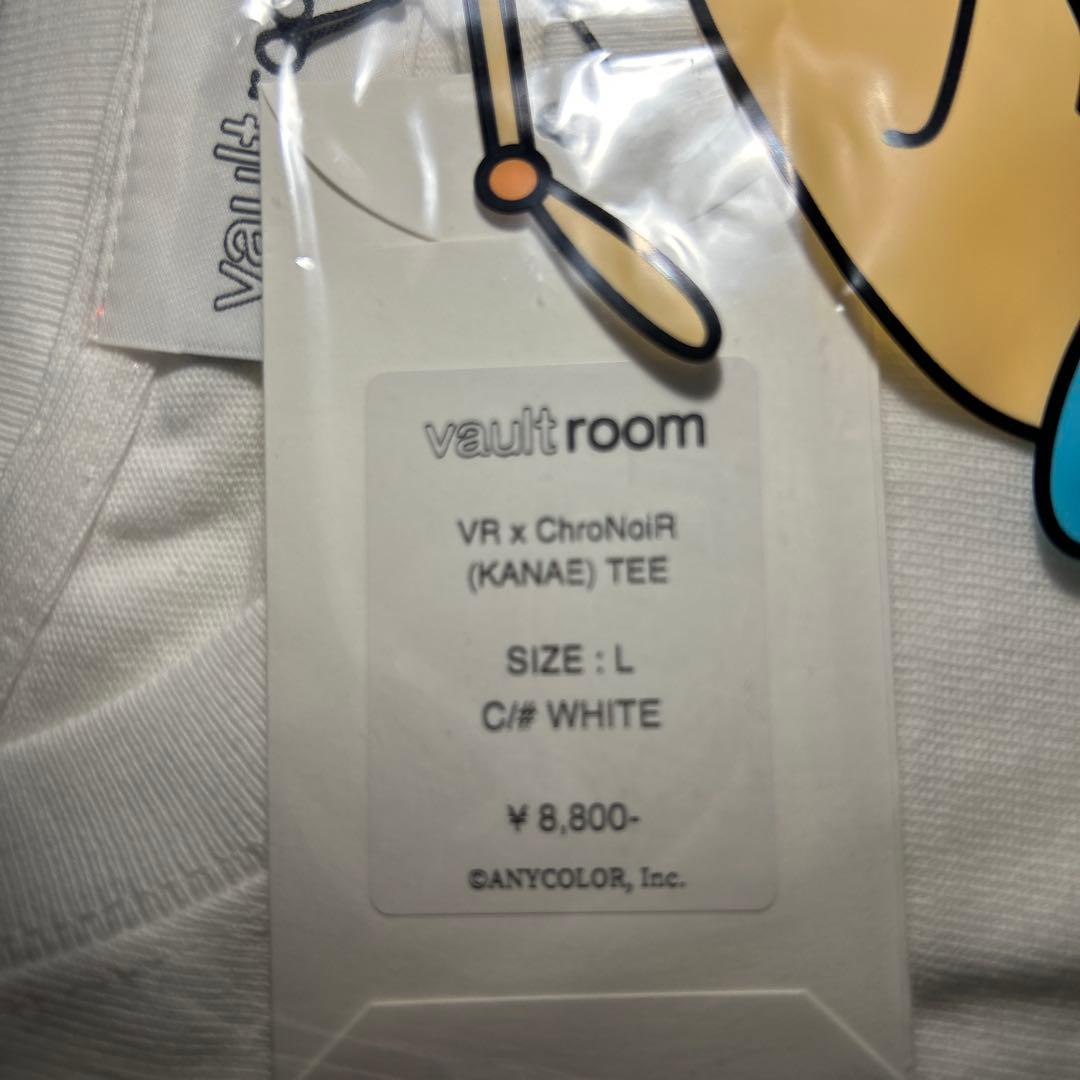 ゆ*う様 vault room VR x ChRoNoiR TEE L ホワイト