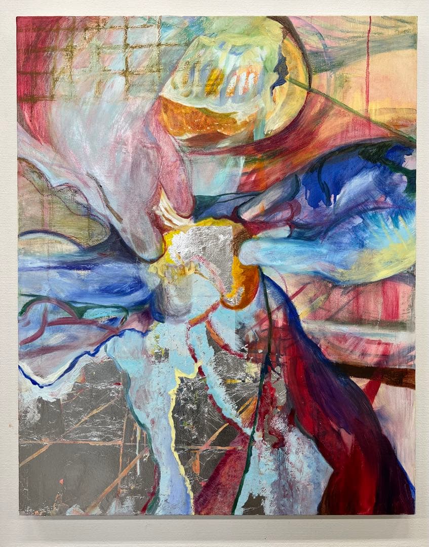 【F30号】甘夏を剥く oil painting 原画 絵画