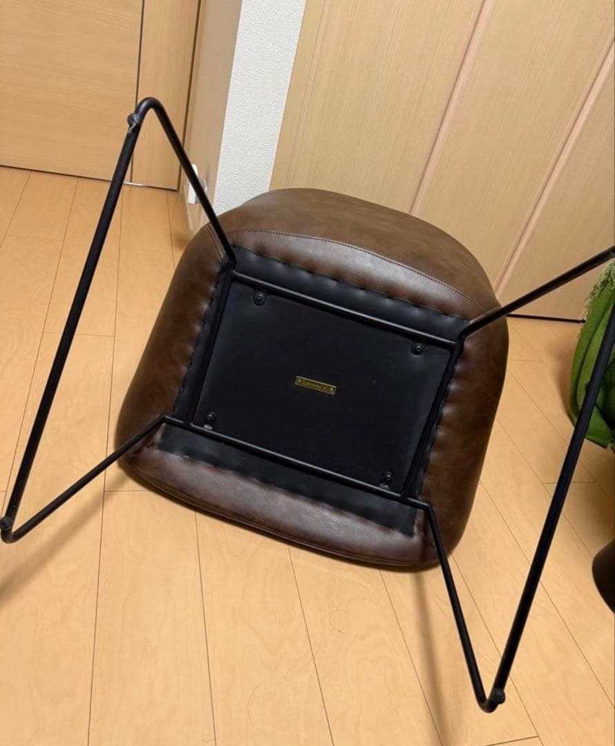 a.depeche ライトブラウンチェア