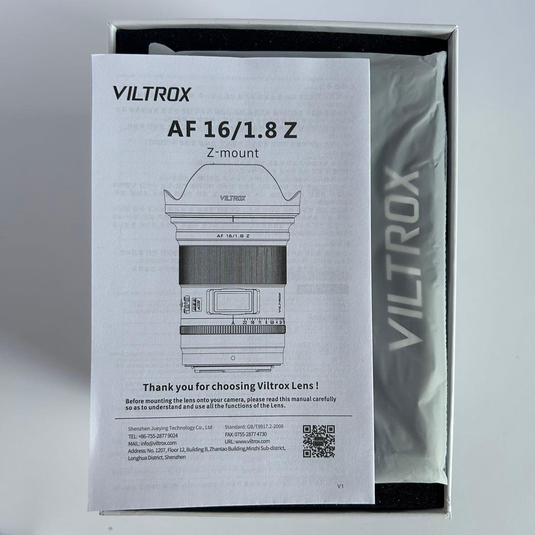 【BCM】【新同品】VILTROX AF 16mm F1.8 Z