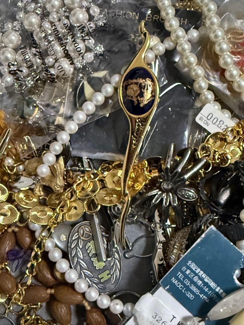 アクセサリー　ネックレス宝石　指輪　シルバー925 純銀 K18GF ジャンク