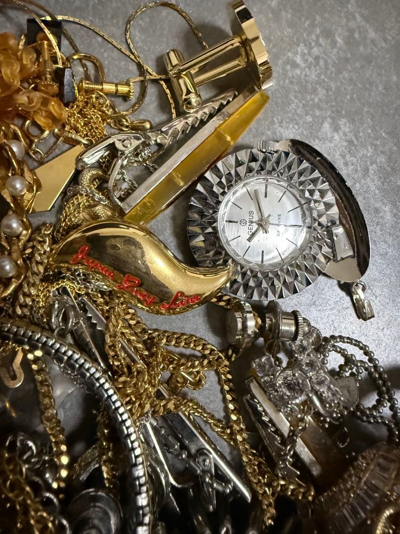 アクセサリー　ネックレス宝石　指輪　シルバー925 純銀 K18GF ジャンク