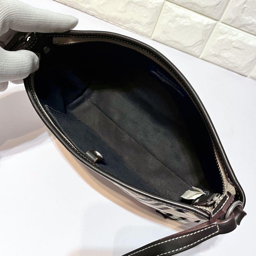 【希少 美品】バーバリーブルーレーベル ノバチェック 2way ショルダーバック