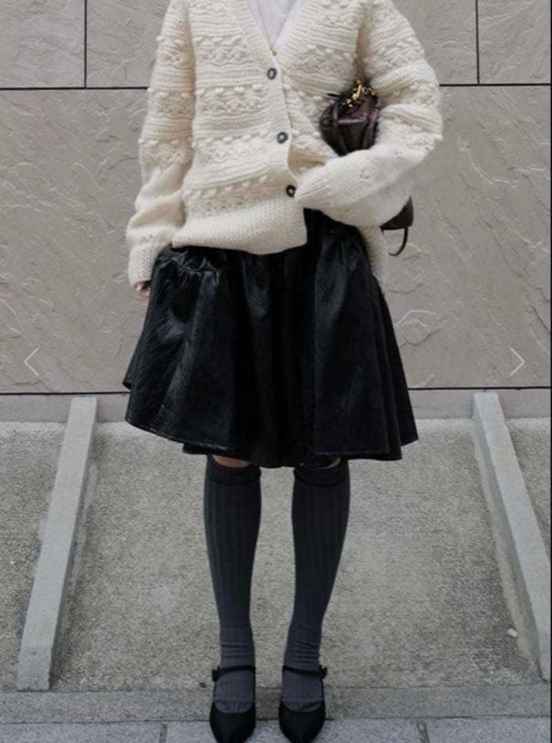 マチャット　エコレザースカート