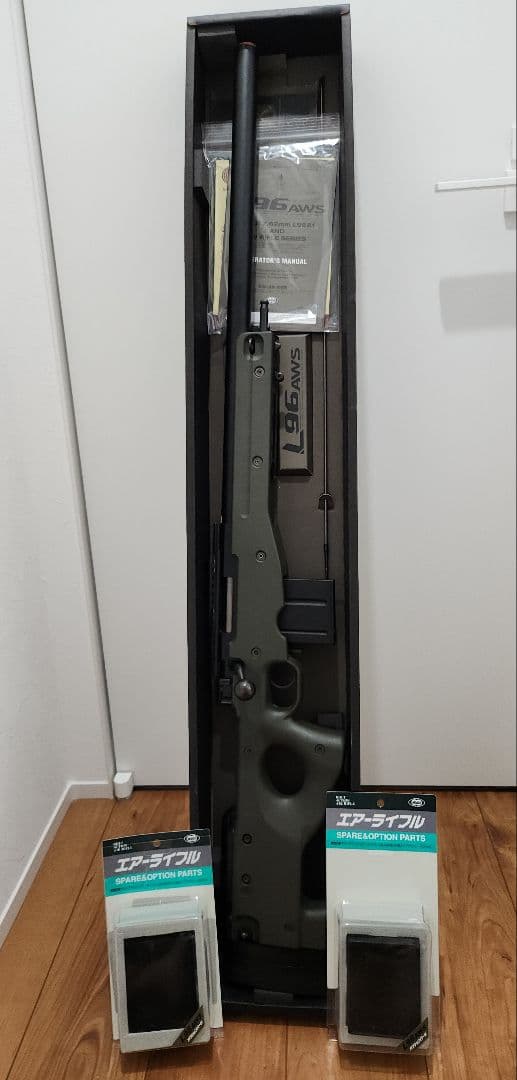 東京マルイ　L96 AWS OD色　予備マガジン付き