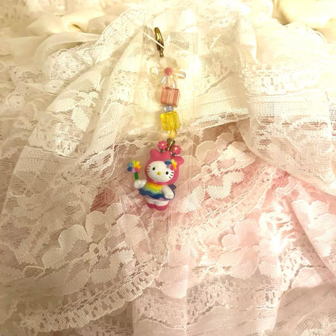 激レア‼️虹色フェアリーハローキティ ストラップ カラフル 入手困難‼️レインボー