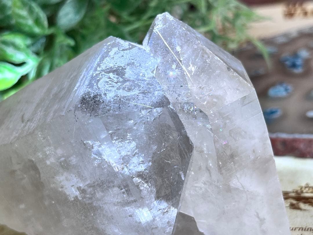 シルバールチル内包✨　レインボー　ブラジル・ミナスジェライス州 水晶　クリスタル