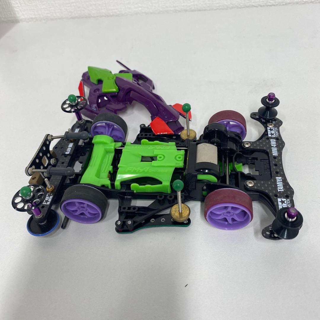 ミニ四駆セット タミヤ収納ボックス付き　MSフレキ提灯