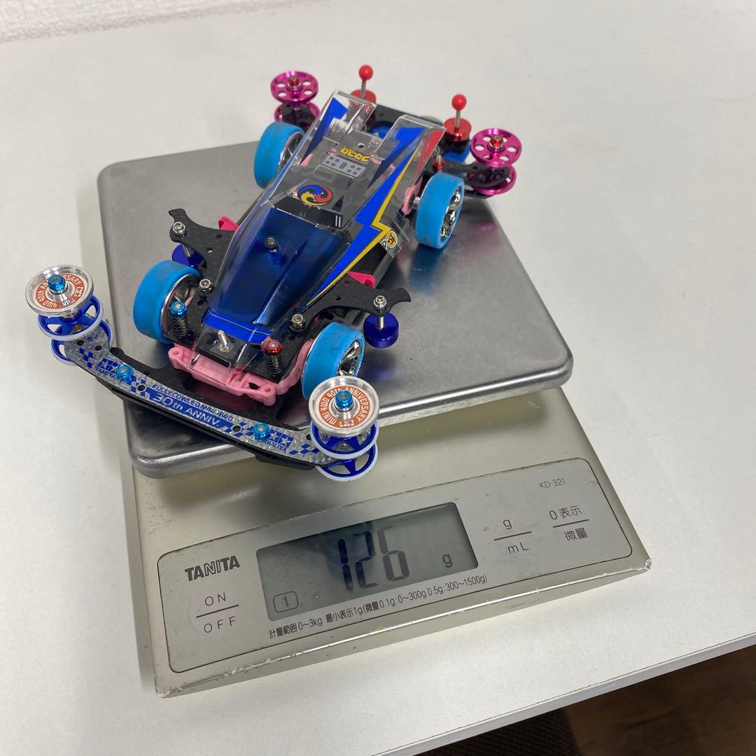 ミニ四駆セット タミヤ収納ボックス付き　MSフレキ提灯