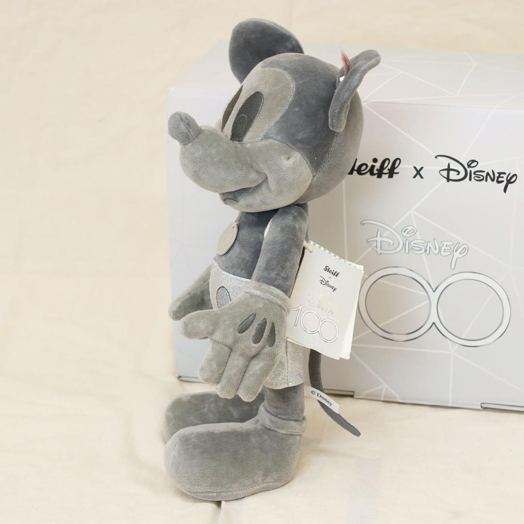 ミッキーマウスプラチナ　シュタイフD100 ディズニー　ぬいぐるみ