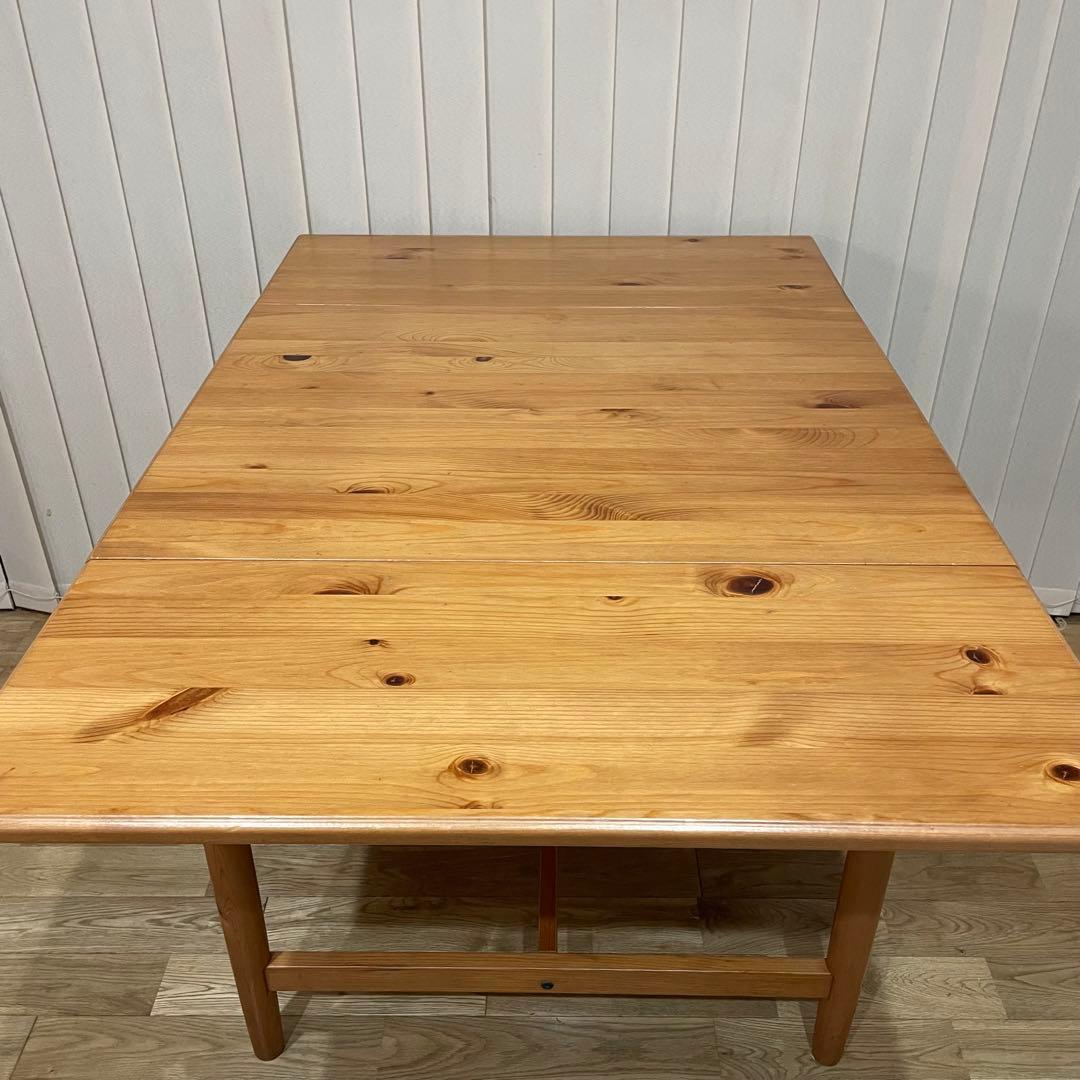 【廃番品】IKEA INGATORP インガートルプ ダイニングテーブル　天然木