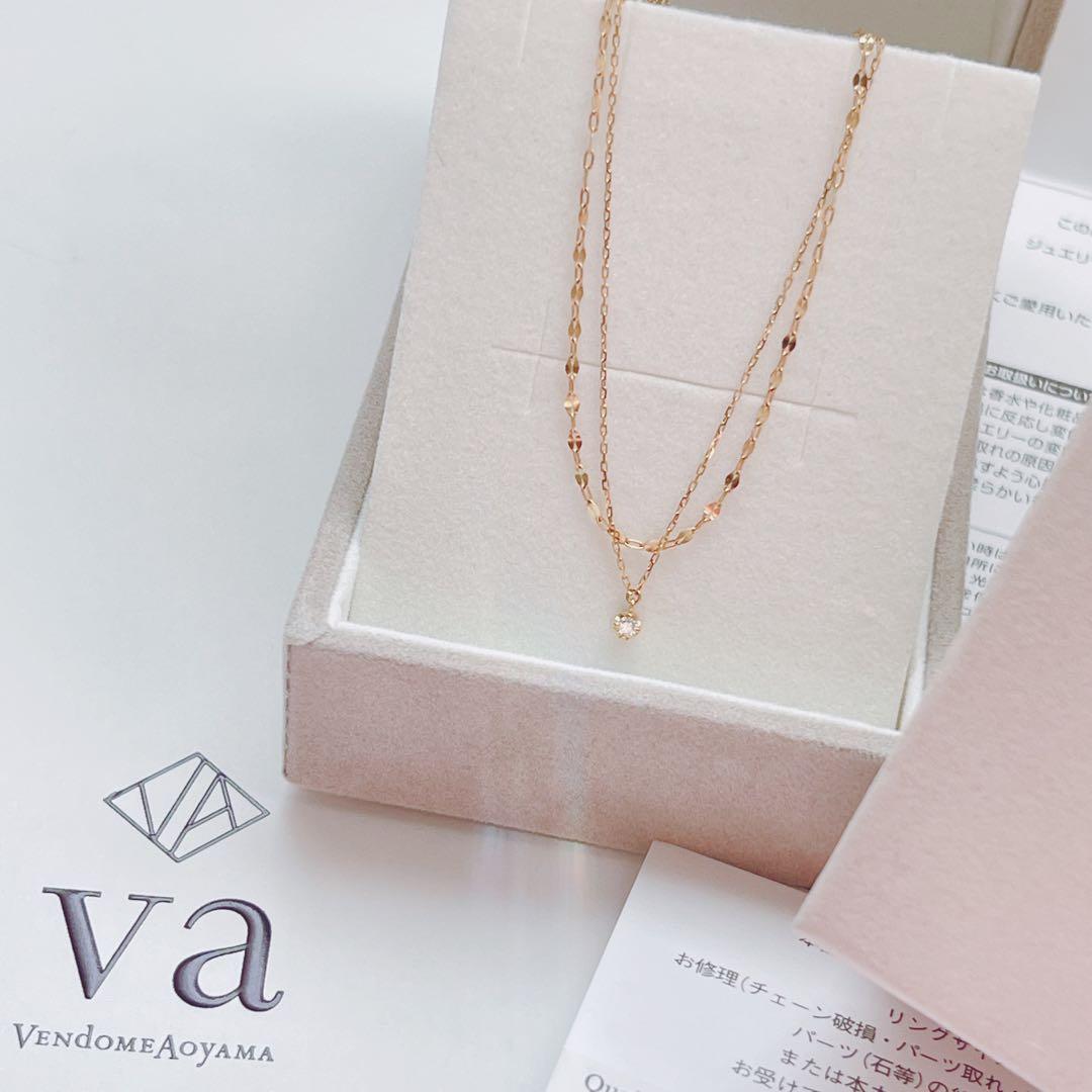ヴァンドーム青山 ブレスレット 2連ブレスレット ダイヤモンド イエローゴールド