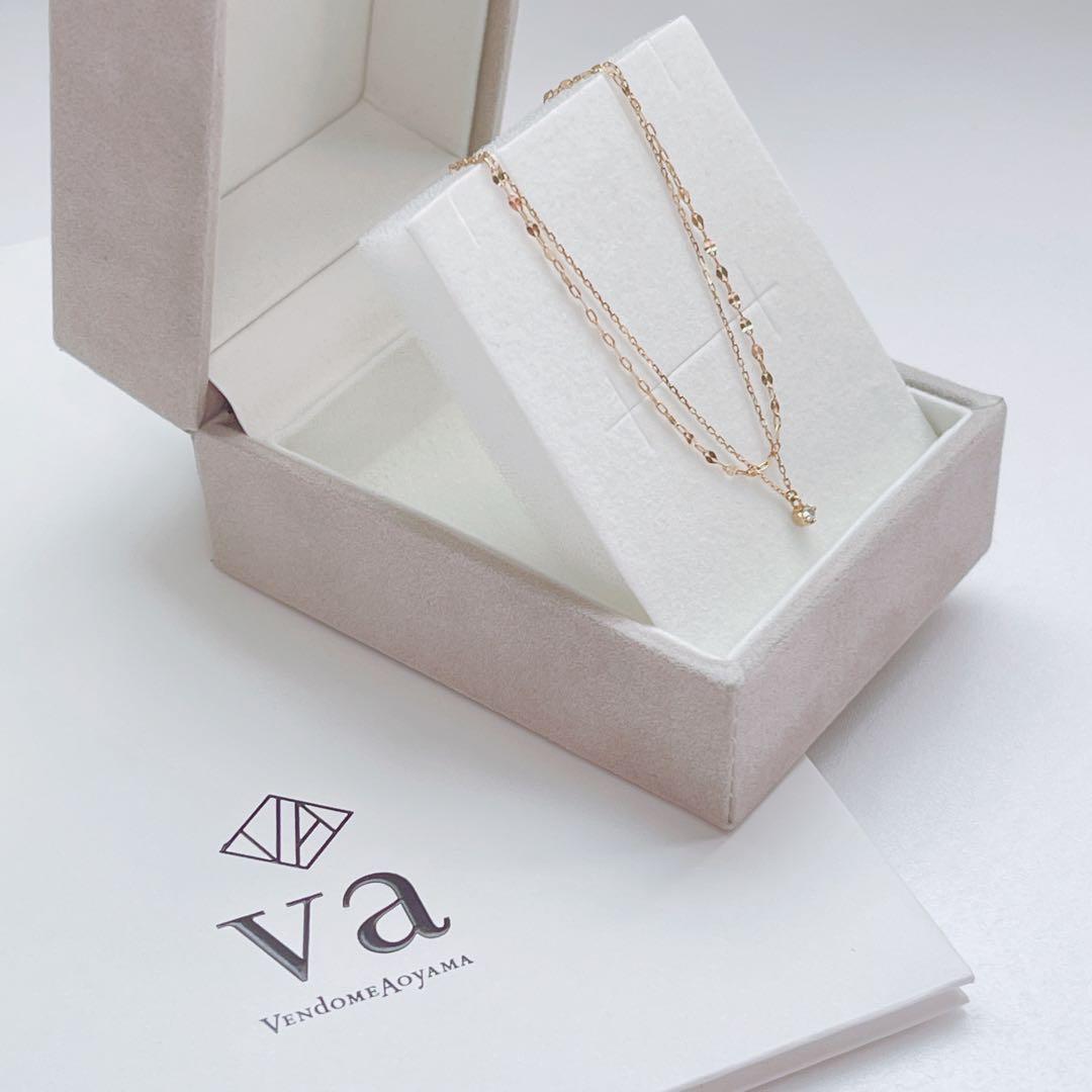 ヴァンドーム青山 ブレスレット 2連ブレスレット ダイヤモンド イエローゴールド