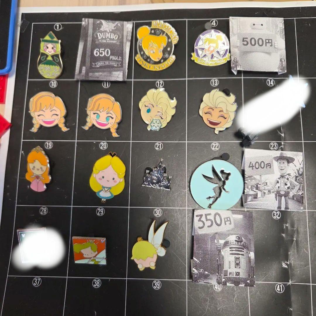 ティンカーベル　アリス　オーロラ姫　海外　ディズニーピン　ピンバッチ