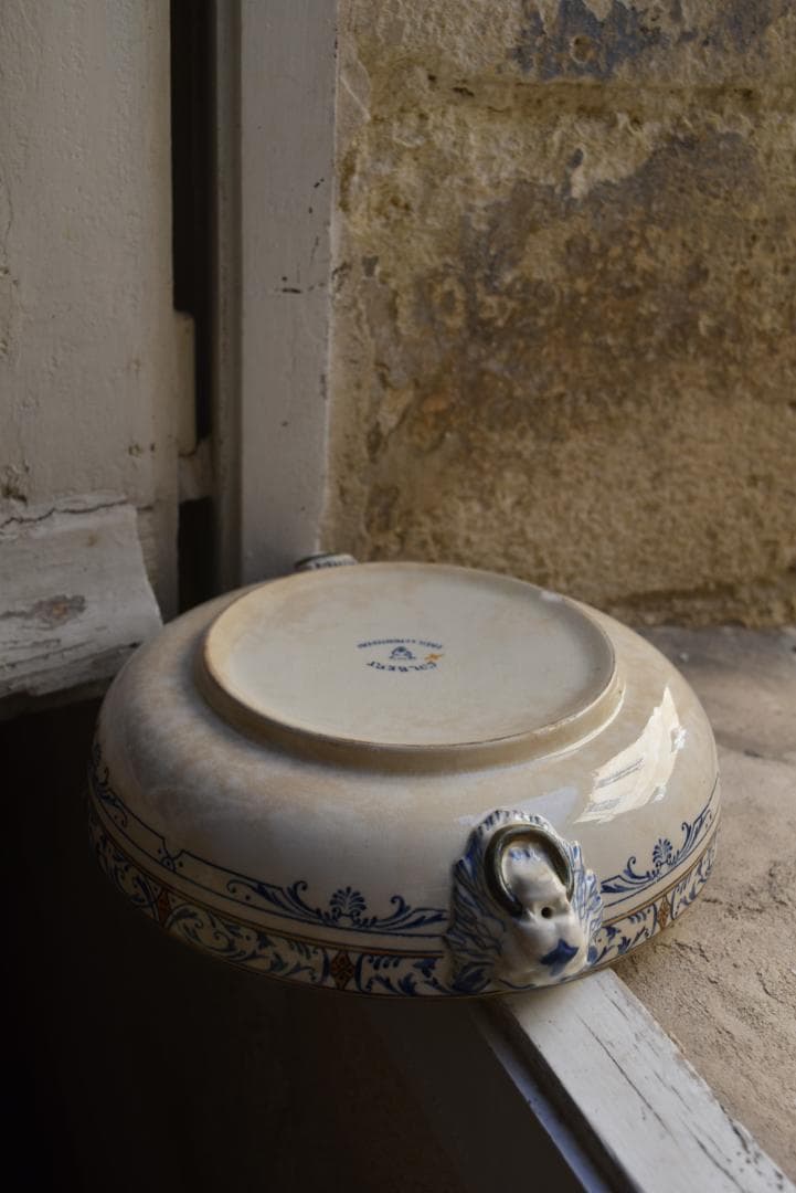 クレイユモントロー コルベール　サラディエ/レギュミエール　アンティーク皿