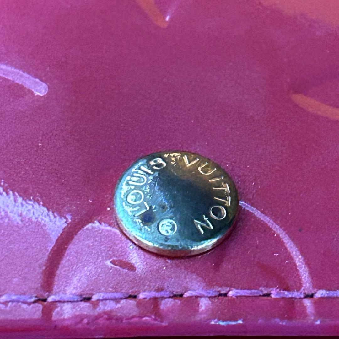 ・ルイヴィトン ヴェルニ 二つ折り長財布 正規品 鑑定済みLOUISVITTON