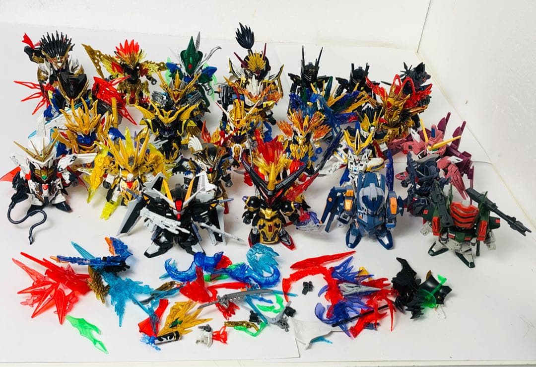 SDガンダム プラモデル 完成品 28体 まとめて BB戦士 戦国伝 ジャンク