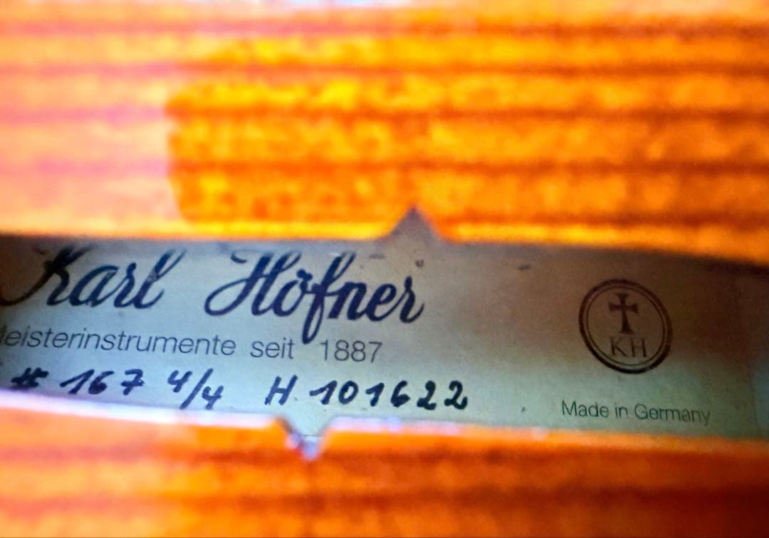 美品！カールヘフナー #167 / 弓 #1165 / KUN肩当て セット