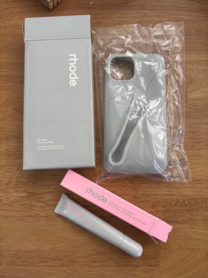 rhode グレー iPhoneケース