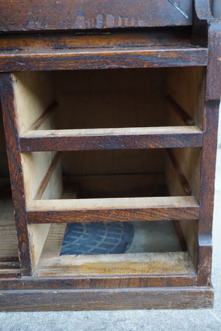 大正時代 ライティングビューロー 収納 デスク