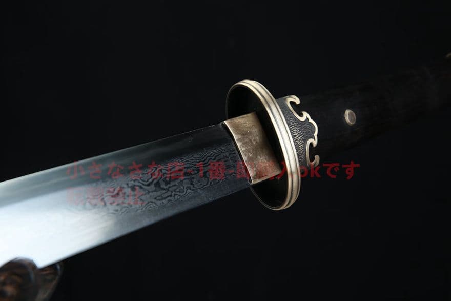 28寸銅装双龍環首唐刀（黒檀金）古兵器 武具　刀装具　日本刀模造刀 居合刀 長尺