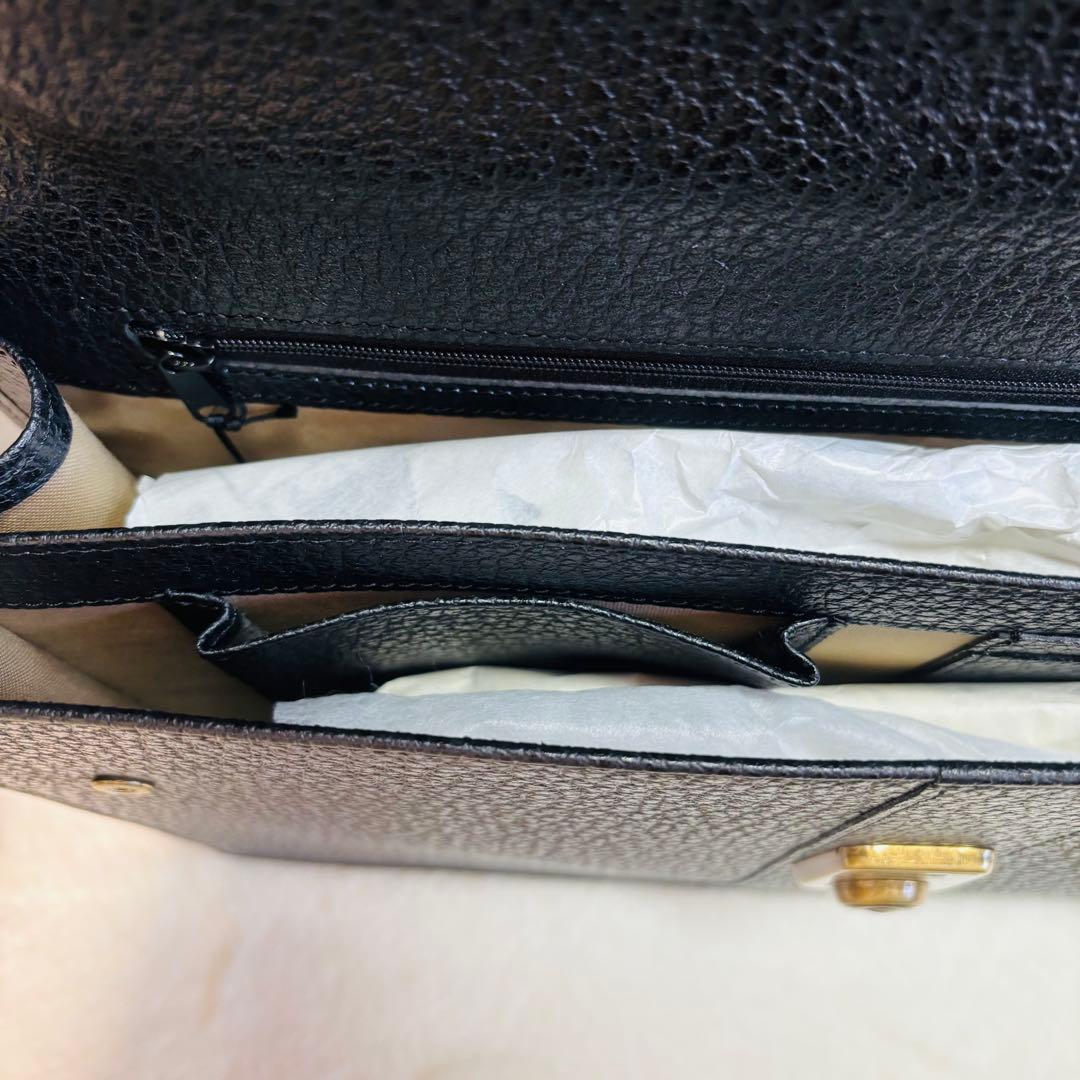 新品未使用　銀座タニザワ　ブリーフケース　皇室御用達　ダレスバッグ　黒　超希少