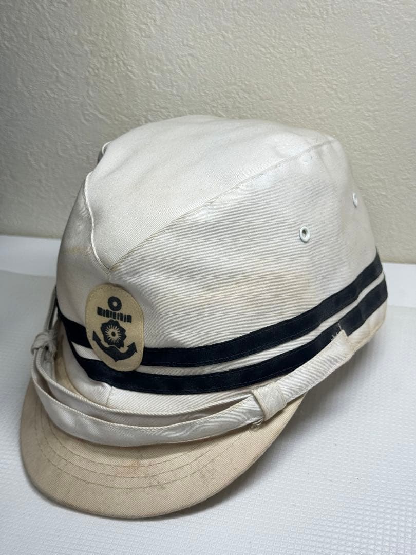 【貴重】大日本帝国海軍 略帽 旧日本軍 海軍軍帽　実物時代物