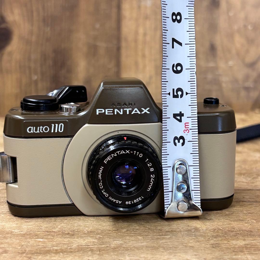 PENTAX ペンタックス auto110 ブラウン　24mm フィルムカメラ