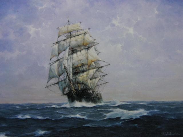 鈴木政輝、【風の旅人】、希少な画集画、新品高級額・額装付