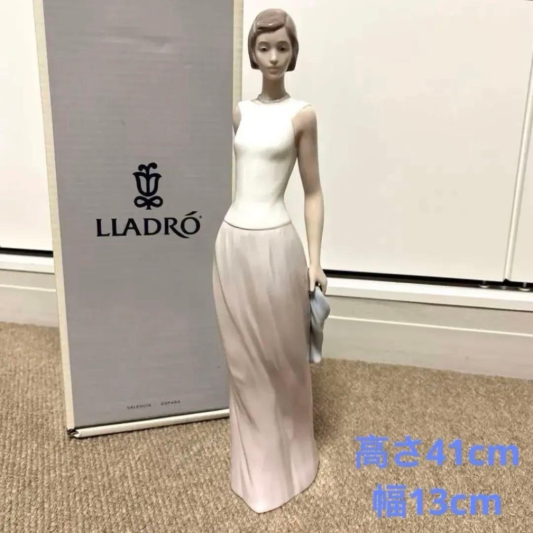 絶盤 リヤドロ LLADRO スズラン フィギュア 工芸品 大型41cm