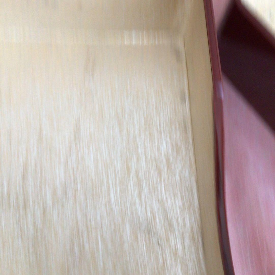 70 年程前の文箱　漆塗り螺鈿模様